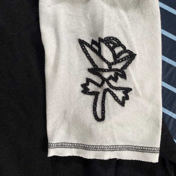 FREE PEOPLE | Embroidered Raglan Tee - Picture 9 of 12